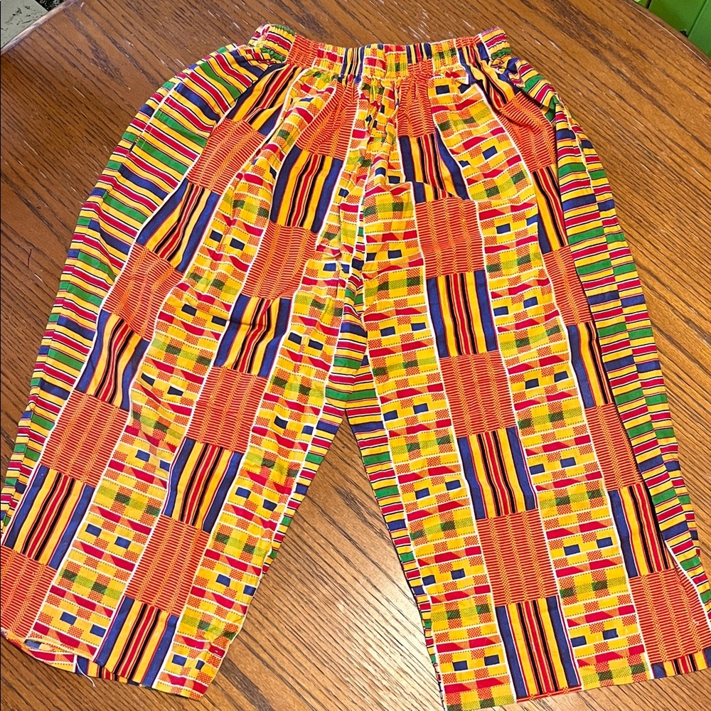 Bold Colorful Handmade Patterned Clowncore Clown Pants XS/S